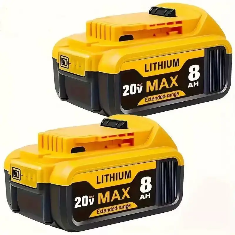 20V Lithium Battery Compatible with Dewalt DCB200 DCB208 Replacement Battery for Dewalt 20V Power Tools
20V Lithium Battery Compatible with Dewalt DCB200 DCB208 Replacement Battery for Dewalt 20V Power Tools