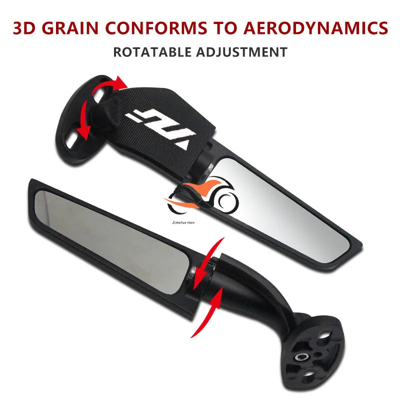 For Yamaha YZFR1 R3 R6 R6S R15 R25 R125 V2 V3 2pc Motorcycle Mirror Accessories 360° Rotating Modified Wind Wing Rearview Mirror
For Yamaha YZFR1 R3 R6 R6S R15 R25 R125 V2 V3 2pc Motorcycle Mirror Accessories 360° Rotating Modified Wind Wing Rearview Mirror
