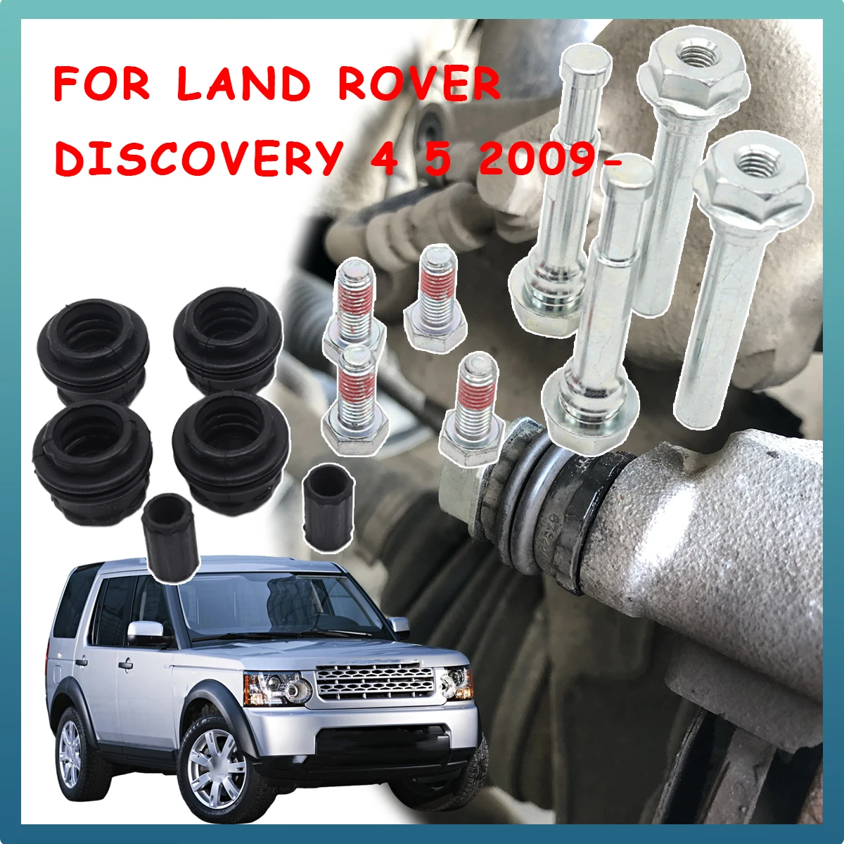 Front Left Lower Right Upper Brake Caliper Cylinder Slider Guide Pin Bushing Boot Seal Kit For LAND ROVER DISCOVERY 4 5 2009-
Front Left Lower Right Upper Brake Caliper Cylinder Slider Guide Pin Bushing Boot Seal Kit For LAND ROVER DISCOVERY 4 5 2009-