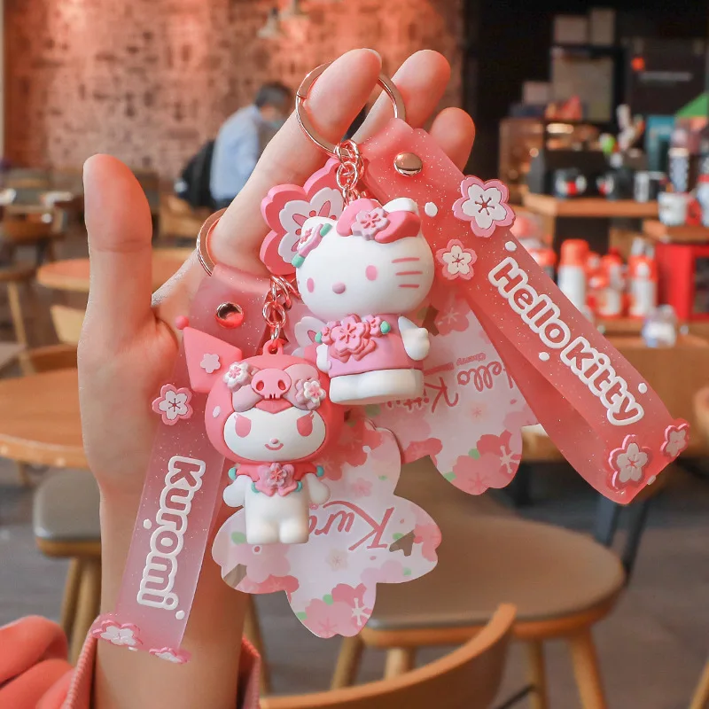 Kawaii Hello Kitty Keychain Sanrio Anime Cartoon Melody Kuromi Cinnamoroll Toys Cute Pendant Dolls Car Key Ring Girl&Child Gifts
Kawaii Hello Kitty Keychain Sanrio Anime Cartoon Melody Kuromi Cinnamoroll Toys Cute Pendant Dolls Car Key Ring Girl&Child Gifts