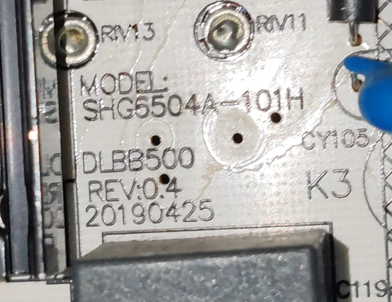 DLBB500 SHG6504A-101H LED TV power board, tested well, physical photo
DLBB500 SHG6504A-101H LED TV power board, tested well, physical photo