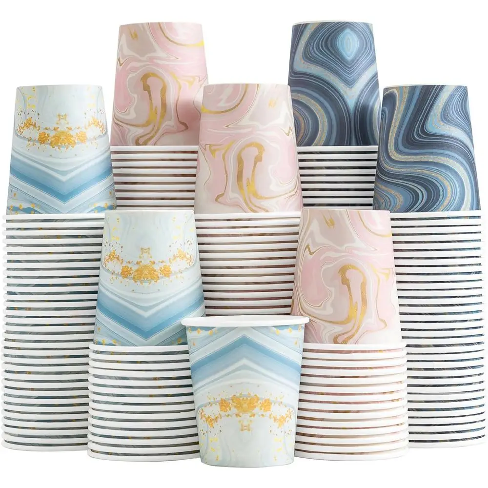 300 Pack 3 oz Disposable Paper Cups, Mini Mouthwash Cups, Assorted Colors
300 Pack 3 oz Disposable Paper Cups, Mini Mouthwash Cups, Assorted Colors
