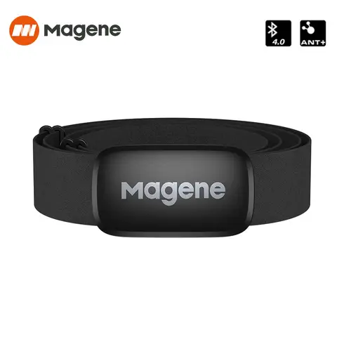 Magene Mover H64 Sensor de frequência cardíaca modo duplo ANT Bluetooth com alça peitoral ciclismo computador bicicleta forWahoo Garmin monitor esportivo