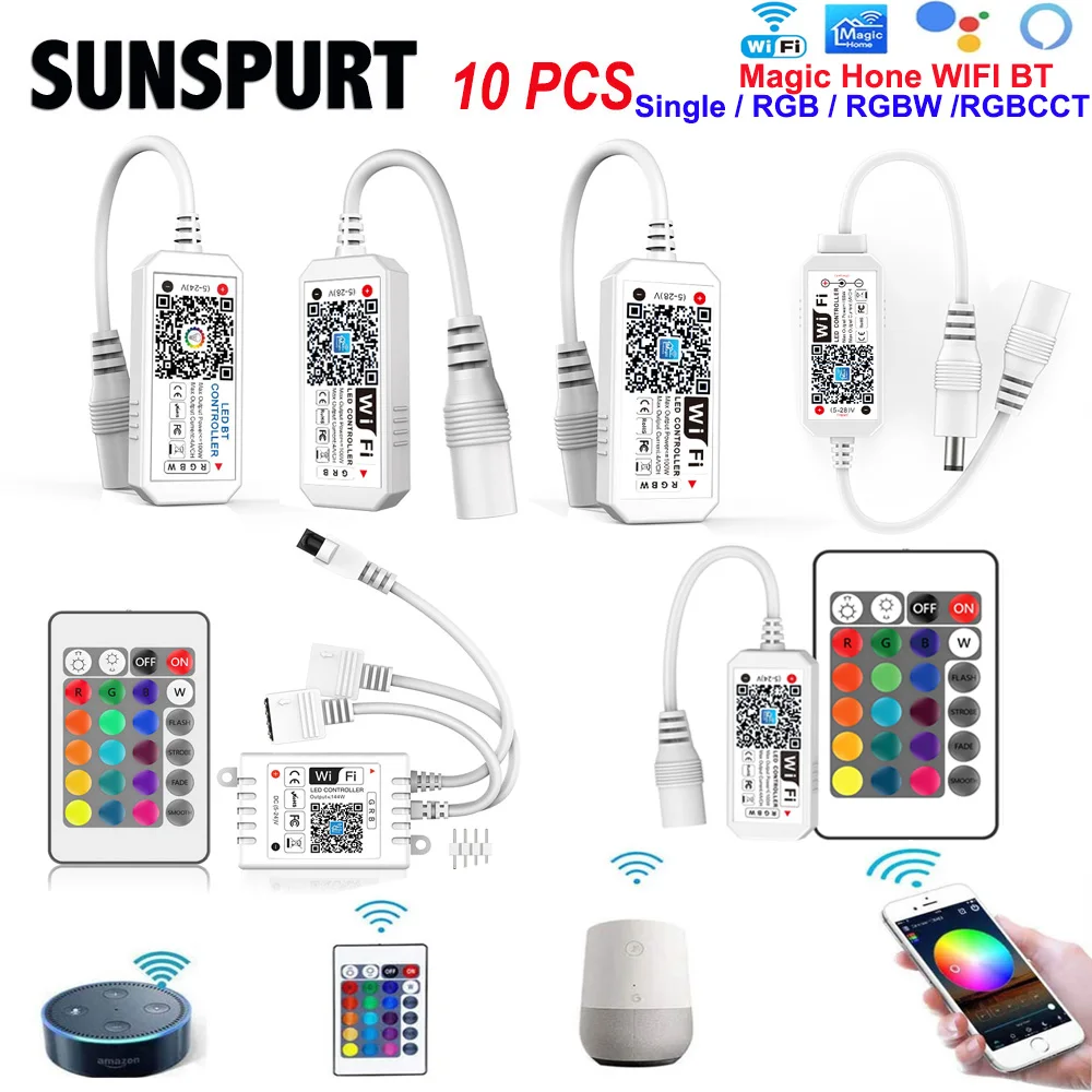 5DC5V 12V 24V RGB светодиодный контроллер Wi-Fi RGBW RGBWW Bluetooth WiFi светодиодный контроллер для 5050 2835 WS2811 WS2812B светодиодная лента Magic Home
5DC5V 12V 24V RGB светодиодный контроллер Wi-Fi RGBW RGBWW Bluetooth WiFi светодиодный контроллер для 5050 2835 WS2811 WS2812B светодиодная лента Magic Home