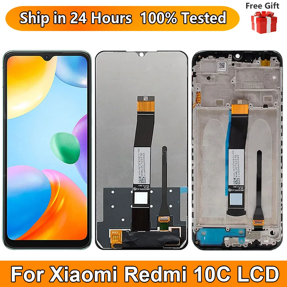 6.71“ New For Xiaomi Redmi 10C LCD Display , Touch Digiziter Assembly With Frame For Xiaomi Redmi 10C Screen Replacement
6.71“ New For Xiaomi Redmi 10C LCD Display , Touch Digiziter Assembly With Frame For Xiaomi Redmi 10C Screen Replacement