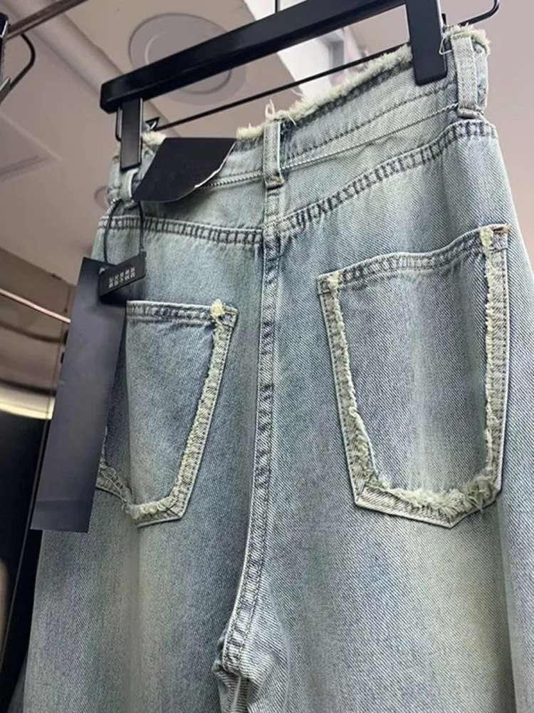 Американские джинсовые брюки High Street Spicy Girl со звездами и рюшами по подолу, женские летние элегантные брюки с высокой талией, длина до пола, с... 
Американские джинсовые брюки High Street Spicy Girl со звездами и рюшами по подолу, женские летние элегантные брюки с высокой талией, длина до пола, с...