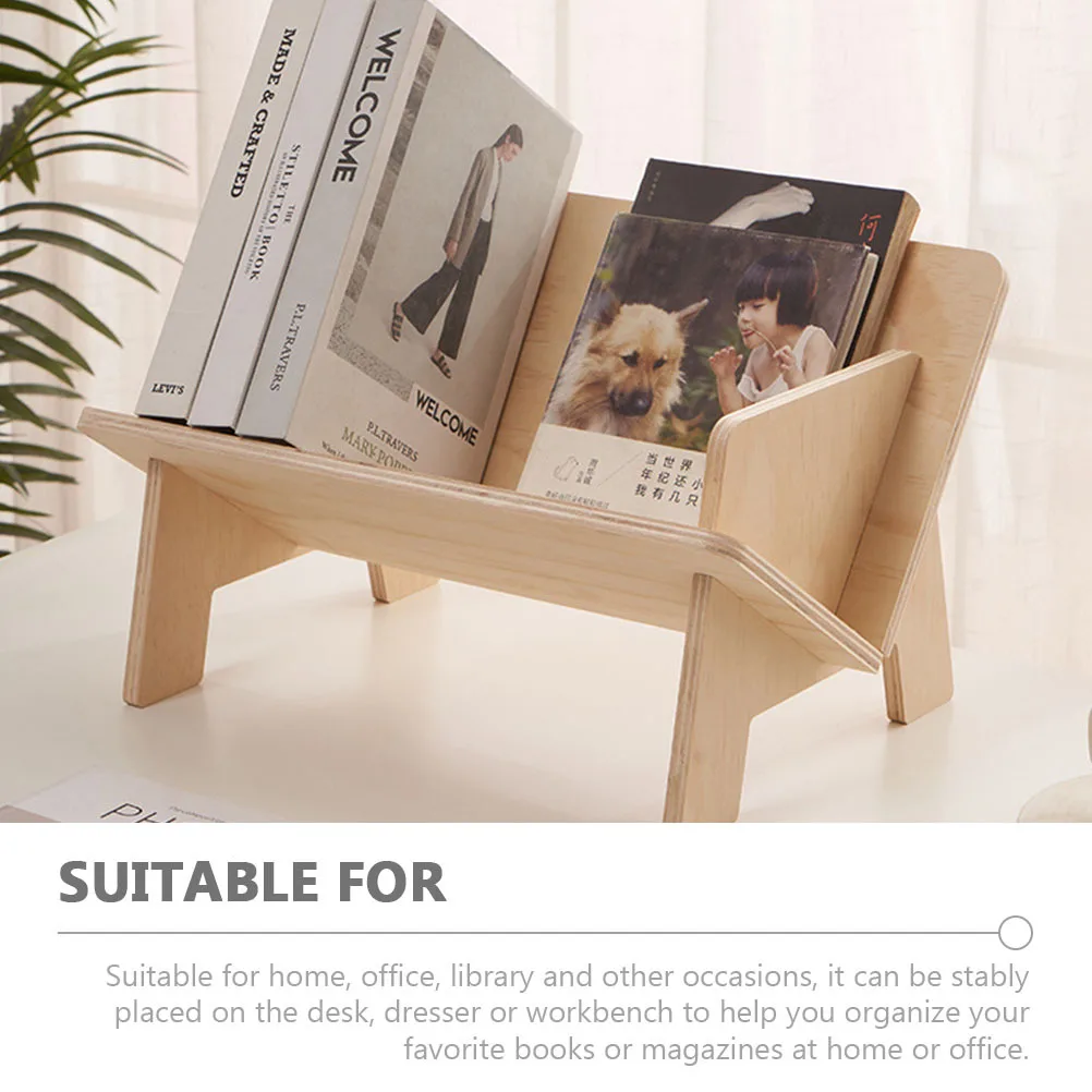 Wooden Desktop Book Holder Sloping Book Organizer Stationery Rack Standing Table Shelf Desk Storage Rack Desktop Bookcase 
Wooden Desktop Book Holder Sloping Book Organizer Stationery Rack Standing Table Shelf Desk Storage Rack Desktop Bookcase