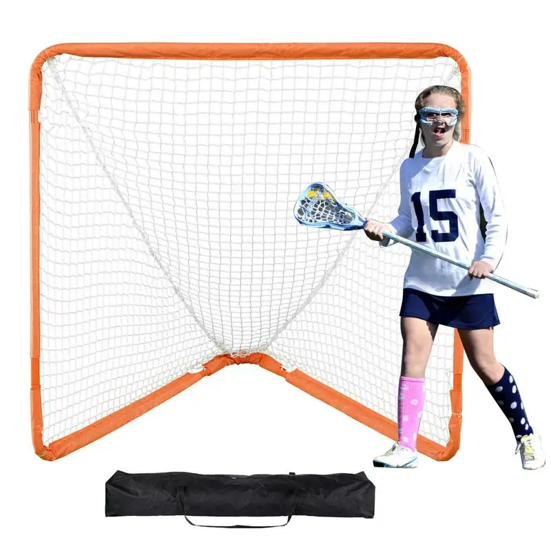 Lacrosse Goal, 4' x 4' Small Kids Lacrosse Net, Folding Portable Lacrosse Goal with Carry Bag, Iron Frame Backyard Training Equipment, Quick & Easy Setup, Perfect for Youth Training, Orange
Lacrosse Goal, 4' x 4' Small Kids Lacrosse Net, Folding Portable Lacrosse Goal with Carry Bag, Iron Frame Backyard Training Equipment, Quick & Easy Setup, Perfect for Youth Training, Orange