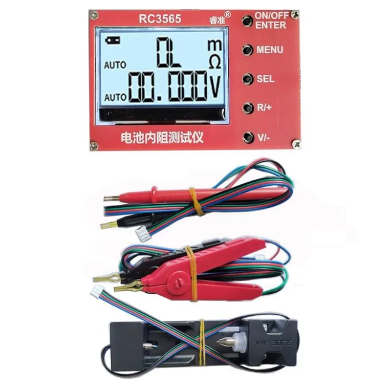 RC3565 Battery Voltage And Internal Resistance Tester Kit Portable with LCD Display for High Accuracy Testing
RC3565 Battery Voltage And Internal Resistance Tester Kit Portable with LCD Display for High Accuracy Testing