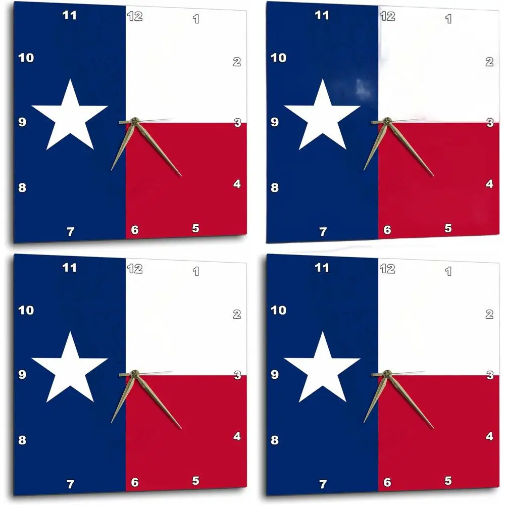 15 Texas Lone Star Flag Wall Clock - Blue, Red, White
15 Texas Lone Star Flag Wall Clock - Blue, Red, White