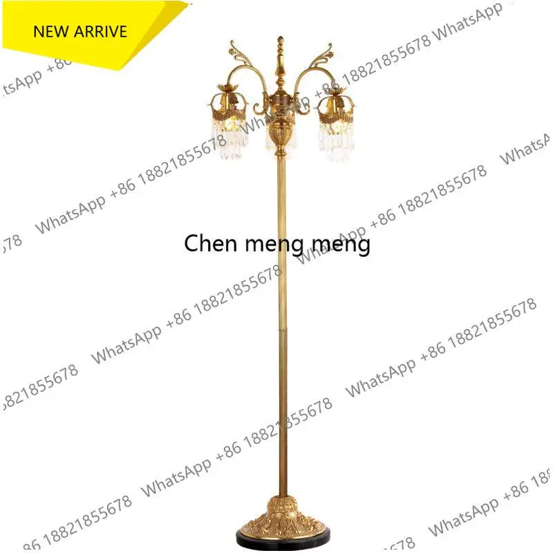 Европейская атмосфера, полностью медный кристалл, гостиная, спальня, прикроватная тумбочка, французская дизайнерская вилла, трехголовая свеча, настольная лампа, напольная ла
Европейская атмосфера, полностью медный кристалл, гостиная, спальня, прикроватная тумбочка, французская дизайнерская вилла, трехголовая свеча, настольная лампа, напольная ла