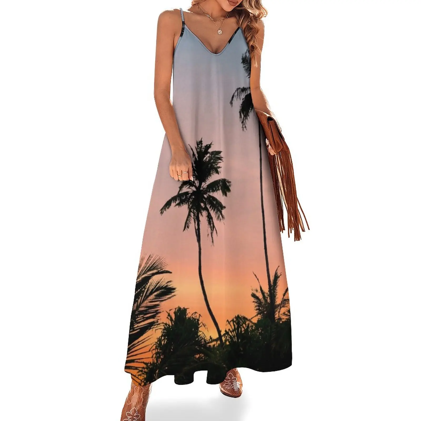 Palm Trees with a Sunrise Sleeveless Dress luxury evening dress woman for wedding Womens dresses Evening gown Women's clothing
Palm Trees with a Sunrise Sleeveless Dress luxury evening dress woman for wedding Womens dresses Evening gown Women's clothing