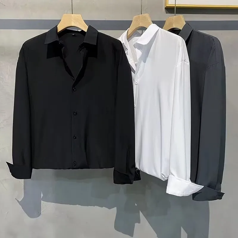 Mens Shirts Long Sleeve Wrinkle Free Business Casual Work Formal White Shirt For Men Anti Crease Easy Care Classic Fit
Mens Shirts Long Sleeve Wrinkle Free Business Casual Work Formal White Shirt For Men Anti Crease Easy Care Classic Fit