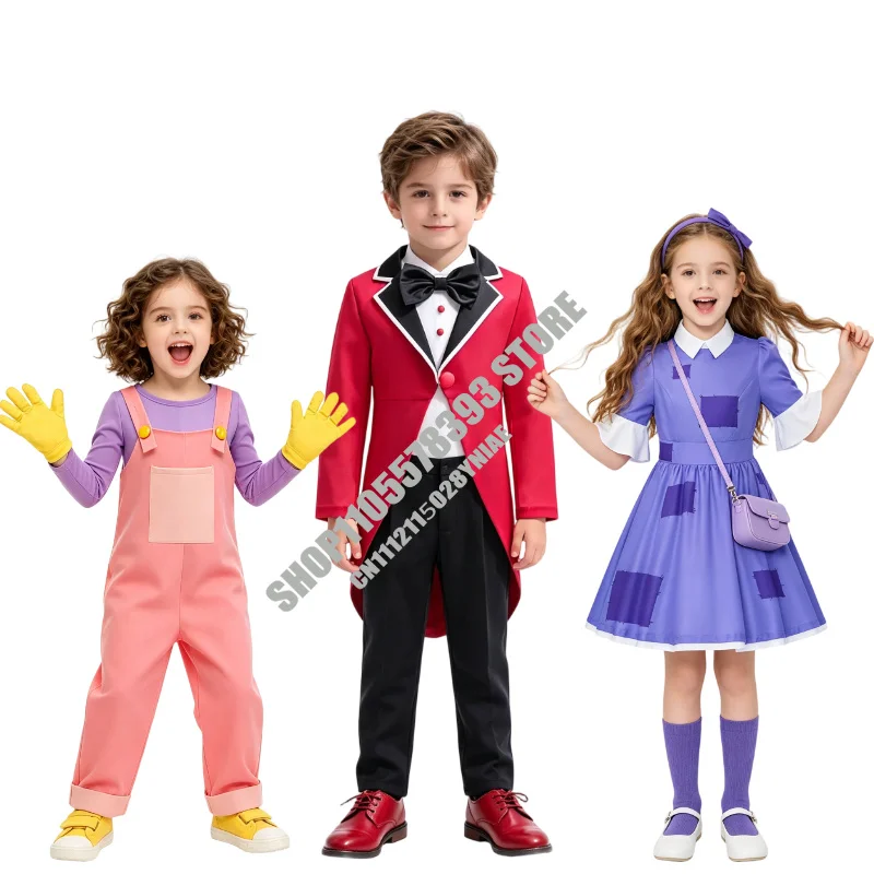Anime Amazing Digital Circus Cosplay Suits Cartoon Pomni Raghata Jax Caine Cosplay Costume Jumpsuit Halloween
Anime Amazing Digital Circus Cosplay Suits Cartoon Pomni Raghata Jax Caine Cosplay Costume Jumpsuit Halloween