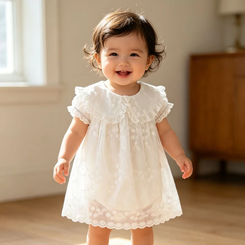 ZOETOPKID Baby Clothes Romper Skirt 2026 Summer Cute Baby Princess Dress Lace Short Sleeve Toddler Bodysuits Clothes
ZOETOPKID Baby Clothes Romper Skirt 2026 Summer Cute Baby Princess Dress Lace Short Sleeve Toddler Bodysuits Clothes