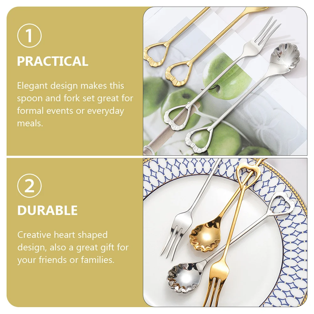 1Set Fork and Spoon Set Stainless Steel Dinnerware Set Smooth Surface Easy to Clean Suitable for Formal Events Everyday Meals
1Set Fork and Spoon Set Stainless Steel Dinnerware Set Smooth Surface Easy to Clean Suitable for Formal Events Everyday Meals