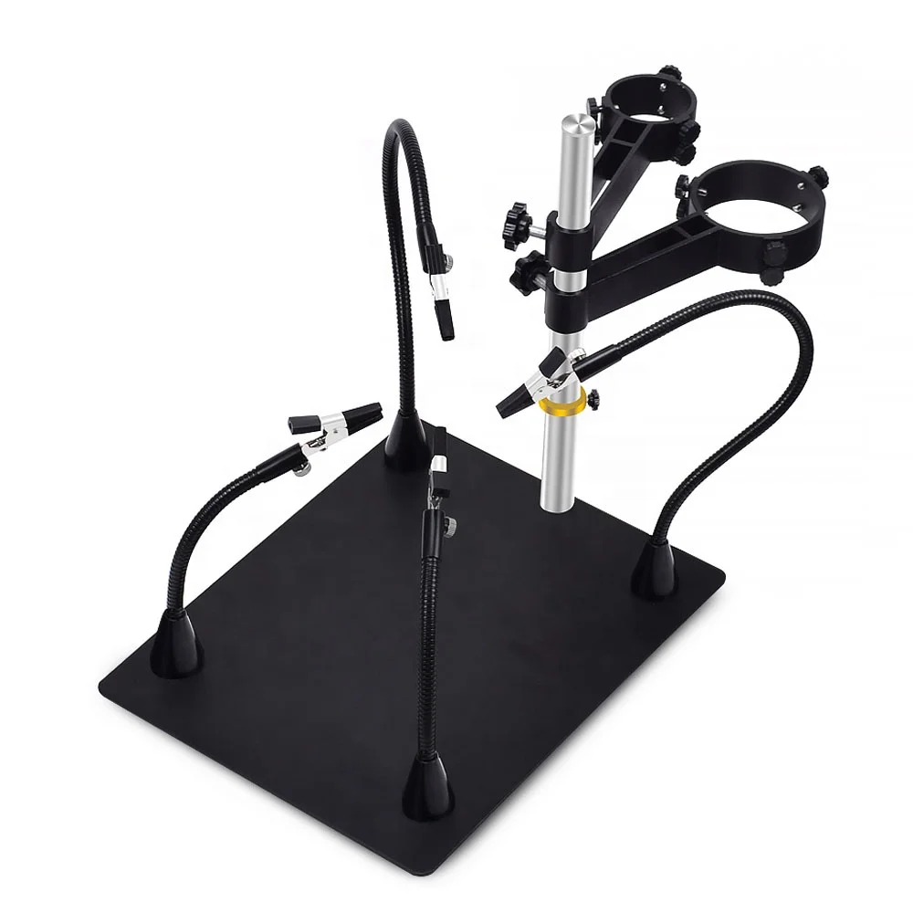 Third Arm Soldering Station For PCB 4 Flexible Magnetic Arms with 360 Degree Alligator Clip Welding Tool
Third Arm Soldering Station For PCB 4 Flexible Magnetic Arms with 360 Degree Alligator Clip Welding Tool