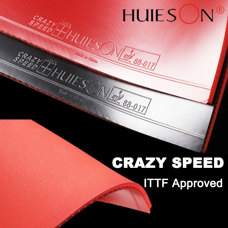Huison CRAZY SPEED Table Tennis Rubber Sheet ITTF Approved Training Ping Pong Rubber with High Elasticity Sponge No Packaging
Huison CRAZY SPEED Table Tennis Rubber Sheet ITTF Approved Training Ping Pong Rubber with High Elasticity Sponge No Packaging
