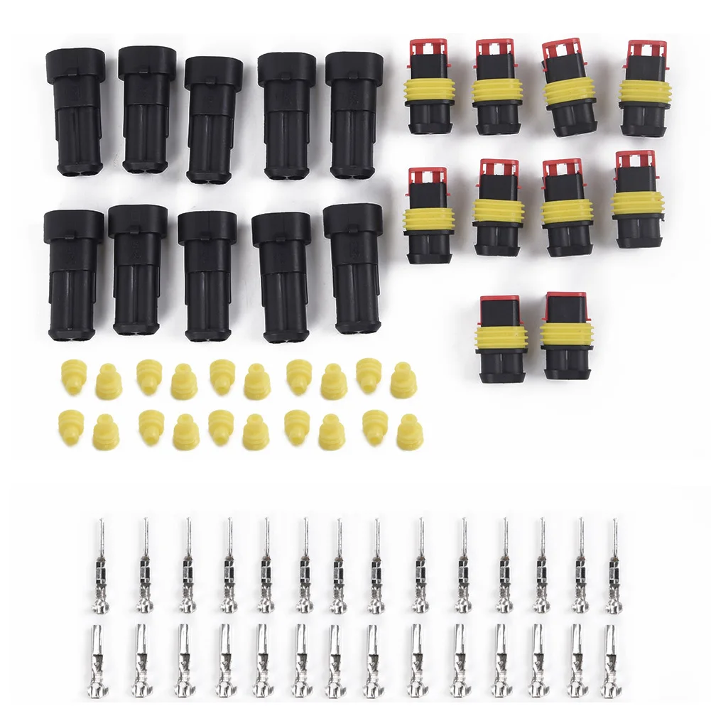 10Sets Car 2Pin Way Sealed Waterproof Electrical Wire Harness Connector Plug Electrical Equipment Supplies Accessories
10Sets Car 2Pin Way Sealed Waterproof Electrical Wire Harness Connector Plug Electrical Equipment Supplies Accessories