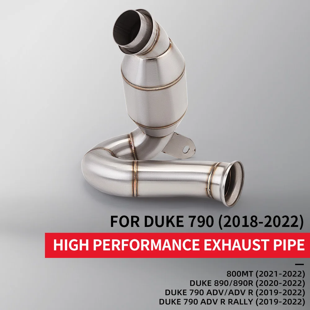 Suitable for 790ADV 890ADV Duke790 Duke890 800 MT Moto Escape stainless steel intermediate pipe exhaust pipe
Suitable for 790ADV 890ADV Duke790 Duke890 800 MT Moto Escape stainless steel intermediate pipe exhaust pipe