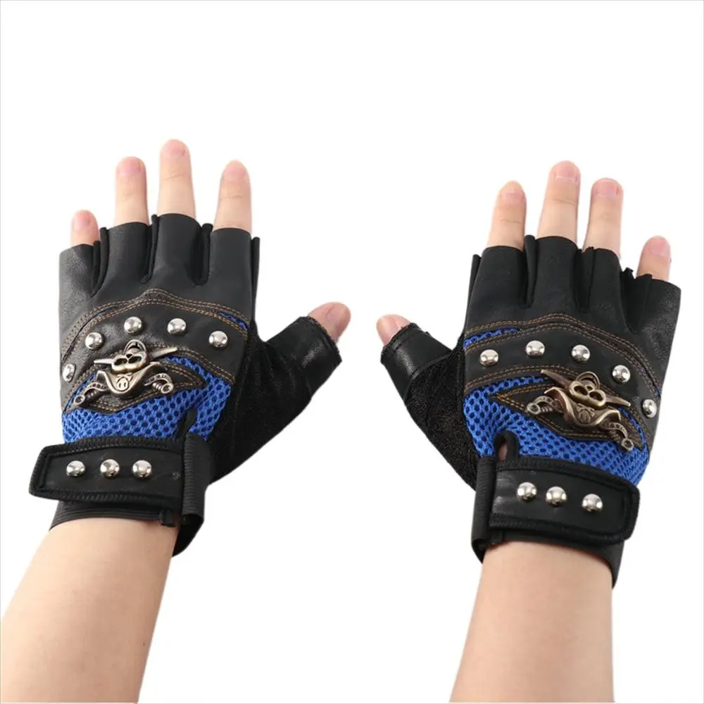 Biker Men Women Punk Rivet Fingerless PU Leather Cycling Gloves Half Finger Gloves Motorcycle Gloves Skulls Gloves
Biker Men Women Punk Rivet Fingerless PU Leather Cycling Gloves Half Finger Gloves Motorcycle Gloves Skulls Gloves
