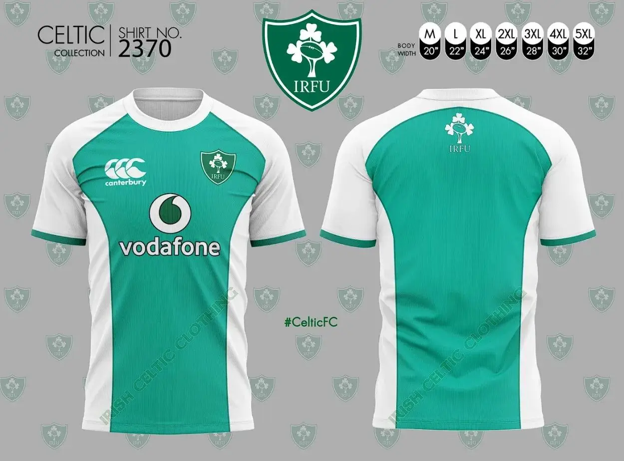 2025 New Men's Quick-drying T-shirt Irish Rugby Jersey Comfortable Sports Breathable Sweat-absorbing Short-sleeved Top
2025 New Men's Quick-drying T-shirt Irish Rugby Jersey Comfortable Sports Breathable Sweat-absorbing Short-sleeved Top
