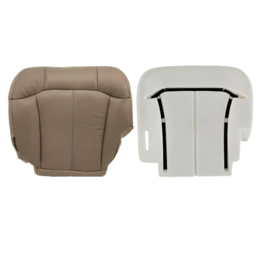 Driver Side Bottom Replacement Leather seat Cover #522 or 52i & Foam Cushion Compatible with Chevy Silverado Tahoe Suburban/GMC
Driver Side Bottom Replacement Leather seat Cover #522 or 52i & Foam Cushion Compatible with Chevy Silverado Tahoe Suburban/GMC