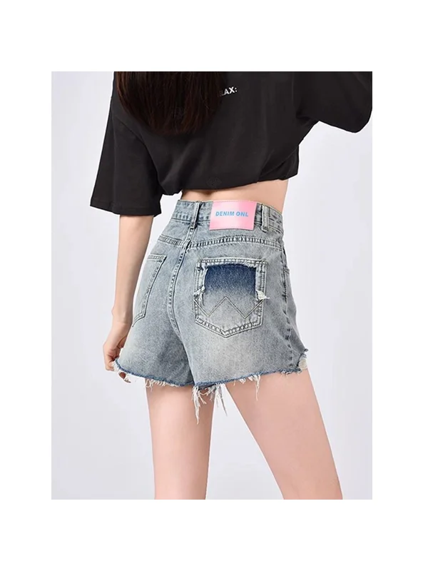 High Waist A-Line Wide Leg Short Jeans Women's Summer Thin Loose Slimming Denim Shorts Trendy plus Size Hot Pants
High Waist A-Line Wide Leg Short Jeans Women's Summer Thin Loose Slimming Denim Shorts Trendy plus Size Hot Pants