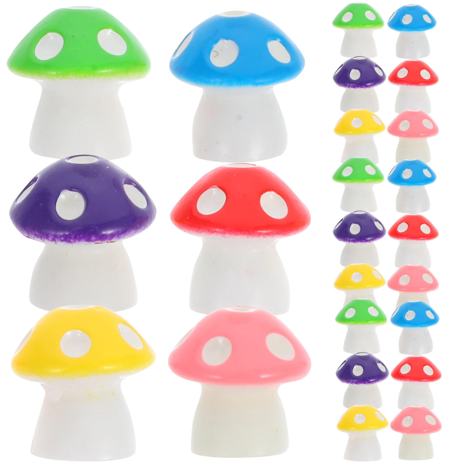 60 Pcs Mini Mushroom Decorations Resin Figurines for Garden Crafts Party Accessories Landscape Model moss scenery
60 Pcs Mini Mushroom Decorations Resin Figurines for Garden Crafts Party Accessories Landscape Model moss scenery