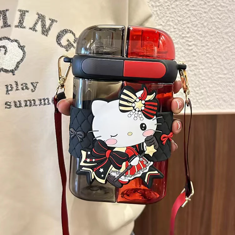 460ml Square Straw Water Cup Hello Kitty Kuromi High-Capacity Dividing Warehouses Double Drink Plastic Water Pupil Crossbody Cup
460ml Square Straw Water Cup Hello Kitty Kuromi High-Capacity Dividing Warehouses Double Drink Plastic Water Pupil Crossbody Cup