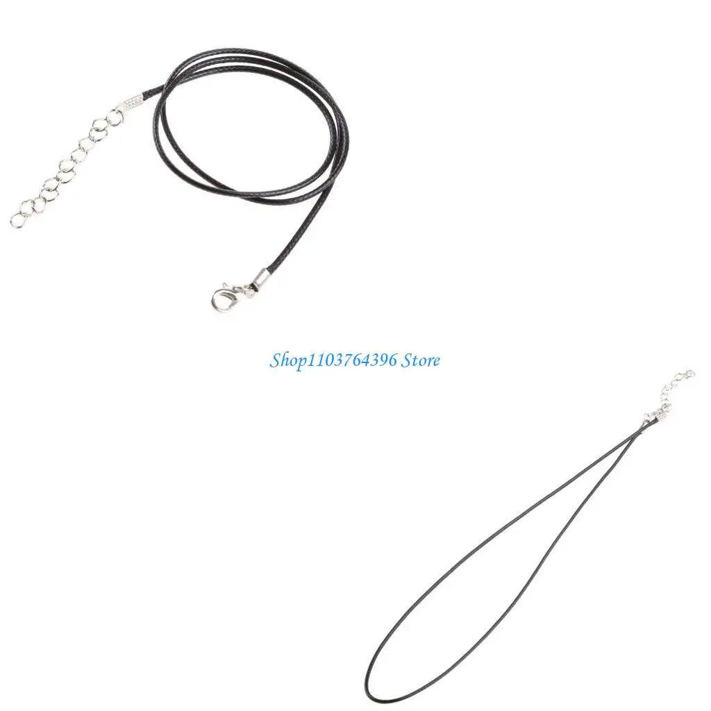 Multifunctional Black Necklace Rope Cord Rubber with Clasp 18'' Clasp Chain for DIY Bracelet Necklace Jewelry Making
Multifunctional Black Necklace Rope Cord Rubber with Clasp 18'' Clasp Chain for DIY Bracelet Necklace Jewelry Making