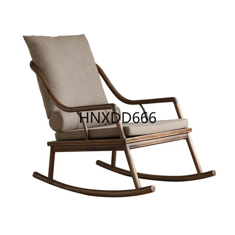 North American black walnut rocking chair living room solid wood sofa chair
North American black walnut rocking chair living room solid wood sofa chair