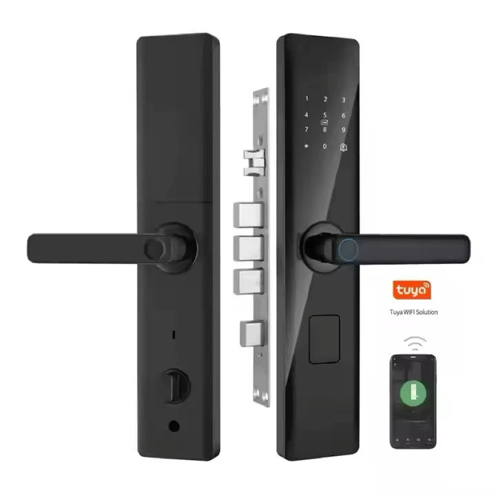 Tuya Wifi TTlock Fingerprint Door Lock Password Keyless Apartment Room Cerradura Inteligente Smart Wood Door Lock
Tuya Wifi TTlock Fingerprint Door Lock Password Keyless Apartment Room Cerradura Inteligente Smart Wood Door Lock