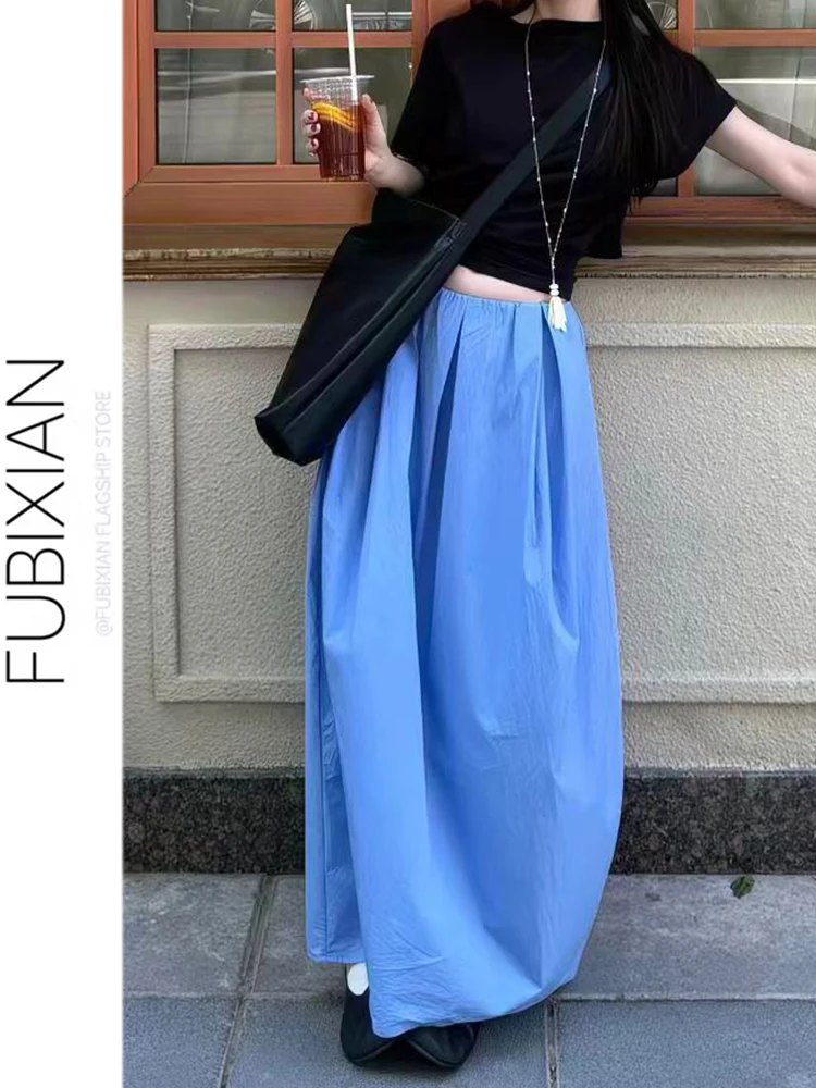 Klein Blue Pleated Elastic Waist A-Line Flower Bud Skirt Spring Summer New Korean Style Casual Long Skirt Gentle Wind Halveskirt
Klein Blue Pleated Elastic Waist A-Line Flower Bud Skirt Spring Summer New Korean Style Casual Long Skirt Gentle Wind Halveskirt