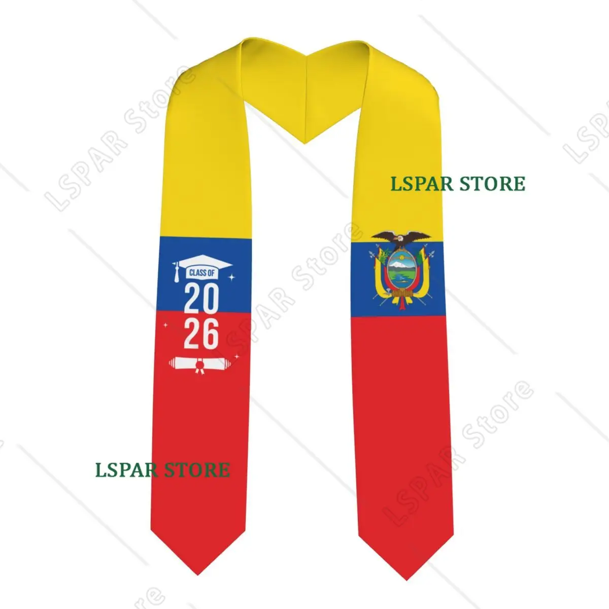 Class Of 2026 Ecuador Flag Graduation Stole Sash Scarf For International Students Proud 183CM Long
Class Of 2026 Ecuador Flag Graduation Stole Sash Scarf For International Students Proud 183CM Long