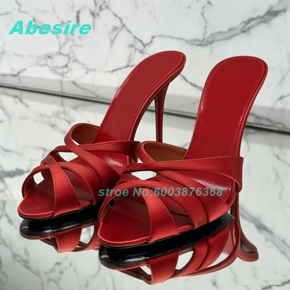 Brown Cross-Tied Slip-On Sandals Open Toe Stiletto Heels Shoes for Women Outside Summer Sexy Spicy Girls Party Fashion Shoes
Brown Cross-Tied Slip-On Sandals Open Toe Stiletto Heels Shoes for Women Outside Summer Sexy Spicy Girls Party Fashion Shoes