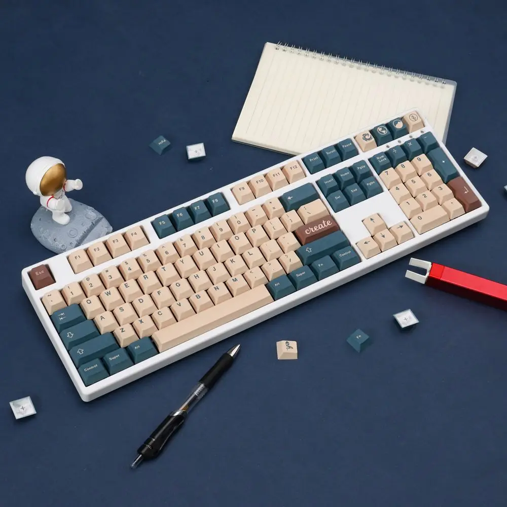 Mechanical keyboard supplementary keys keycaps PBT hot sublimation original factory height adaptation
Mechanical keyboard supplementary keys keycaps PBT hot sublimation original factory height adaptation