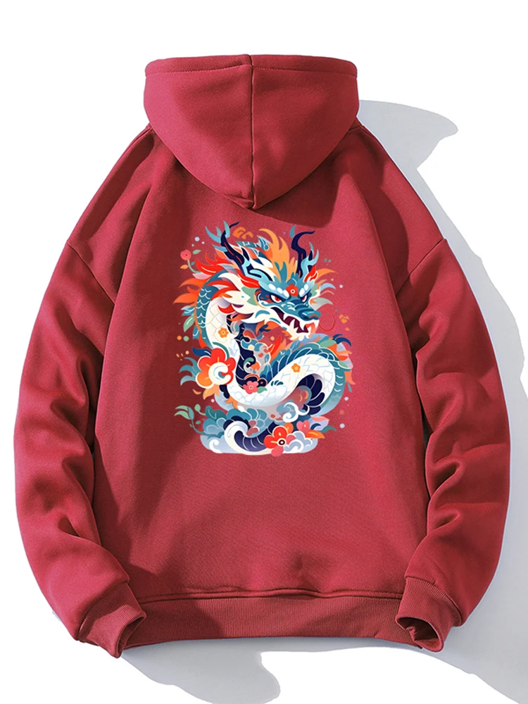 Толстовка на год Дракона, утепленная, с длинными рукавами, мужская, повседневная, свободного кроя, в уличном стиле, из смесового хлопка и полиэстера
Толстовка на год Дракона, утепленная, с длинными рукавами, мужская, повседневная, свободного кроя, в уличном стиле, из смесового хлопка и полиэстера