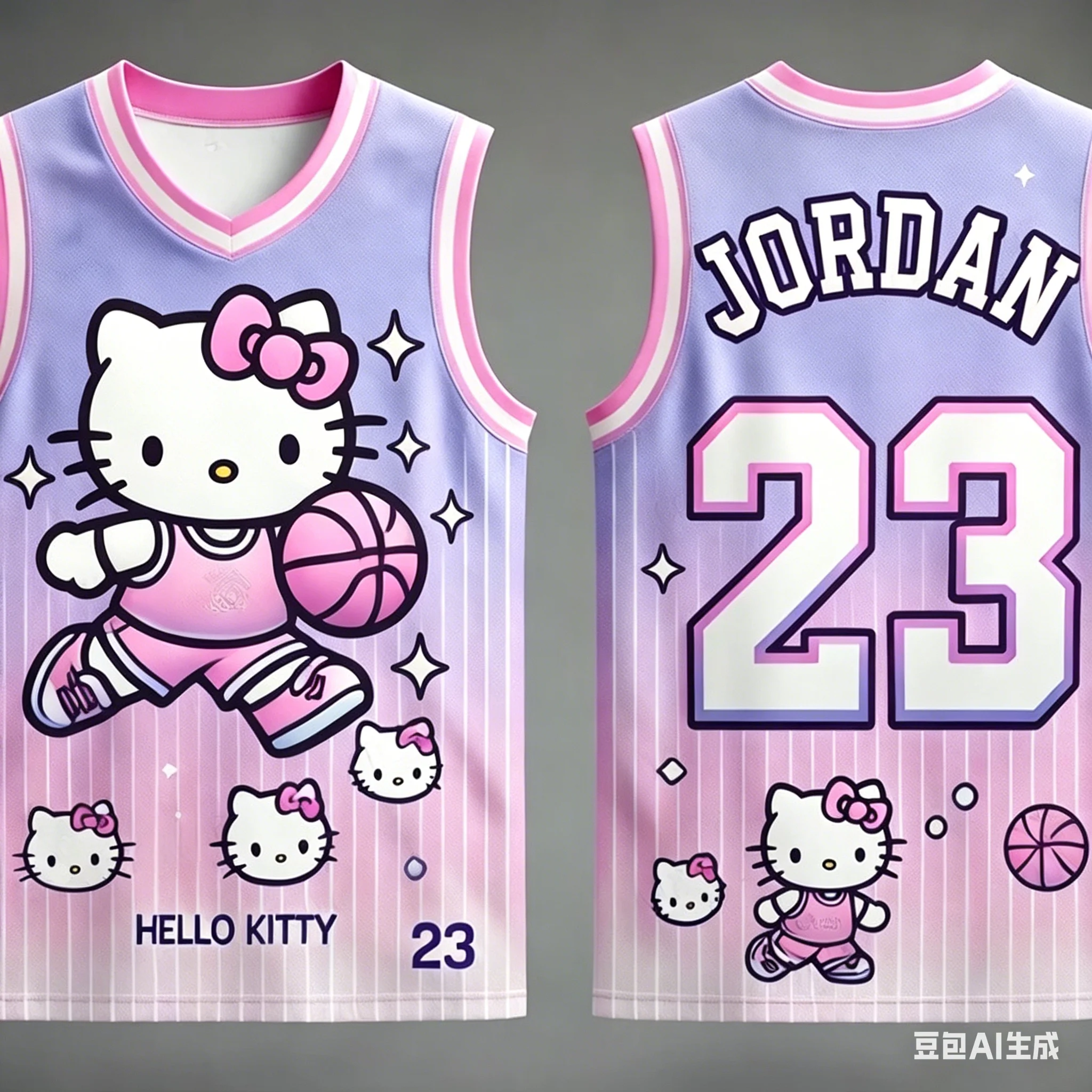 Hello Kitty Basketball Tank Top Graffiti 3D Printed Sleeveless T-shirt for Adult and Children's Street Trendy Cool Style
Hello Kitty Basketball Tank Top Graffiti 3D Printed Sleeveless T-shirt for Adult and Children's Street Trendy Cool Style