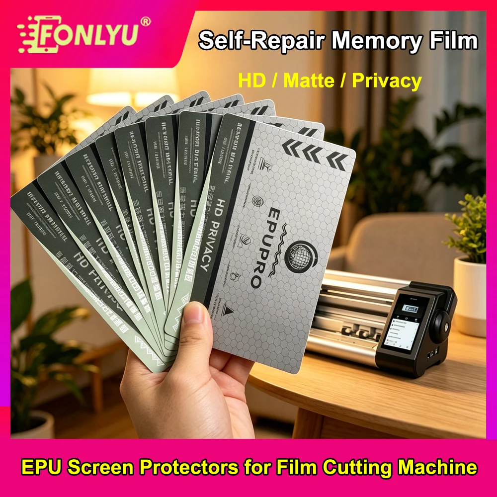 FONLYU Self-Repair EPU Hydrogel Film HD Anti-peeping Matte Privacy Curved Screen Protector for Phone Film Cutting Machine DIY
FONLYU Self-Repair EPU Hydrogel Film HD Anti-peeping Matte Privacy Curved Screen Protector for Phone Film Cutting Machine DIY