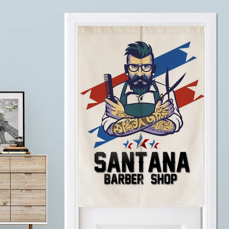 Beauty Salon Door Noren Nordic Barber Shop Haircut Toilet Doorway Curtain Home Bedroom Entrance Partition Decor Half-curtains
Beauty Salon Door Noren Nordic Barber Shop Haircut Toilet Doorway Curtain Home Bedroom Entrance Partition Decor Half-curtains