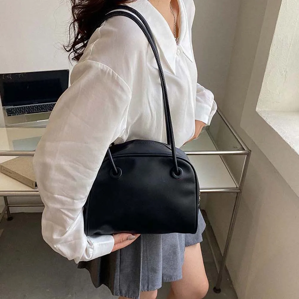Storage Bag Elegant Soft PU Tote Bag Large Capacity French Style Square Underarm Bag Khaki White Solid Color Shoulder Bag Work
Storage Bag Elegant Soft PU Tote Bag Large Capacity French Style Square Underarm Bag Khaki White Solid Color Shoulder Bag Work