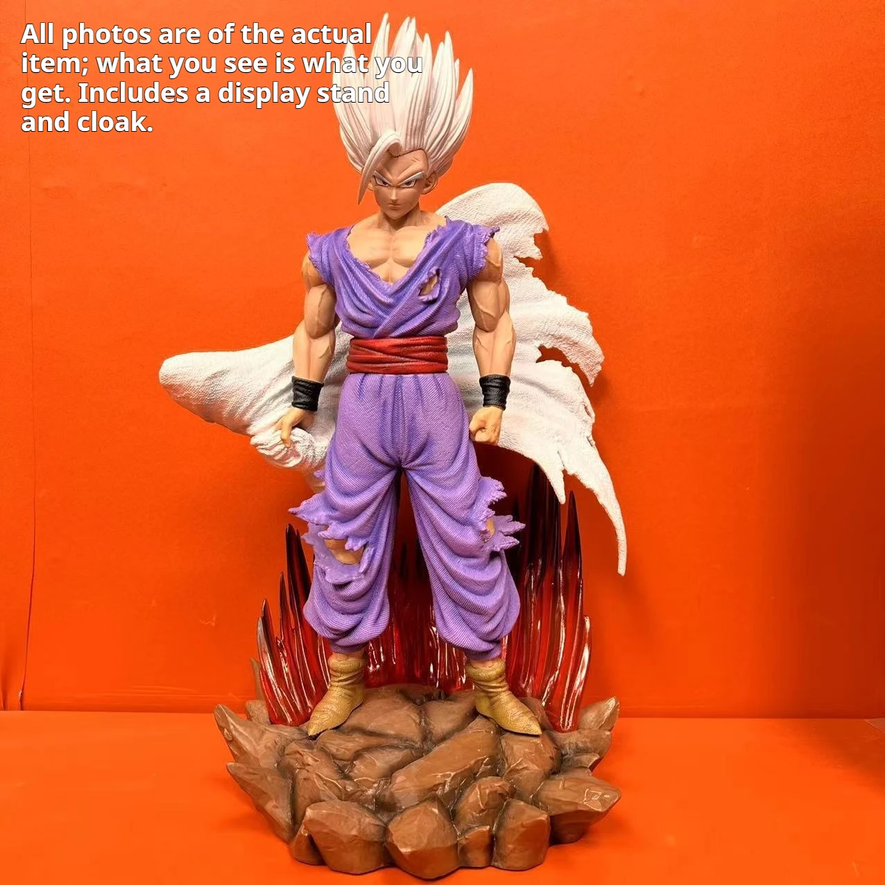 In Stock Dragon Ball Super Gohan Figure White Hair Pvc Model Statue With Picco Cape Desktop Decoration For Anime Collectors
In Stock Dragon Ball Super Gohan Figure White Hair Pvc Model Statue With Picco Cape Desktop Decoration For Anime Collectors