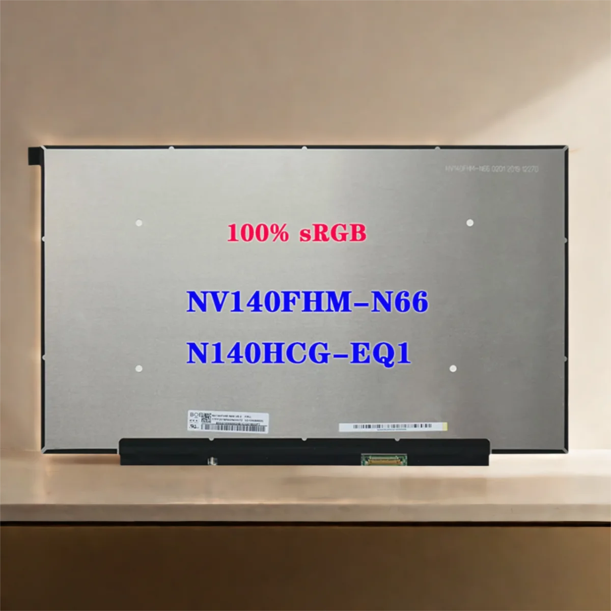 14.0" LCD Display Panel NV140FHM-N66 Fit N140HCG-EQ1 IPS 1920x1080 FHD 100% sRGB Laptop Matrix Screen 30Pin EDP
14.0" LCD Display Panel NV140FHM-N66 Fit N140HCG-EQ1 IPS 1920x1080 FHD 100% sRGB Laptop Matrix Screen 30Pin EDP