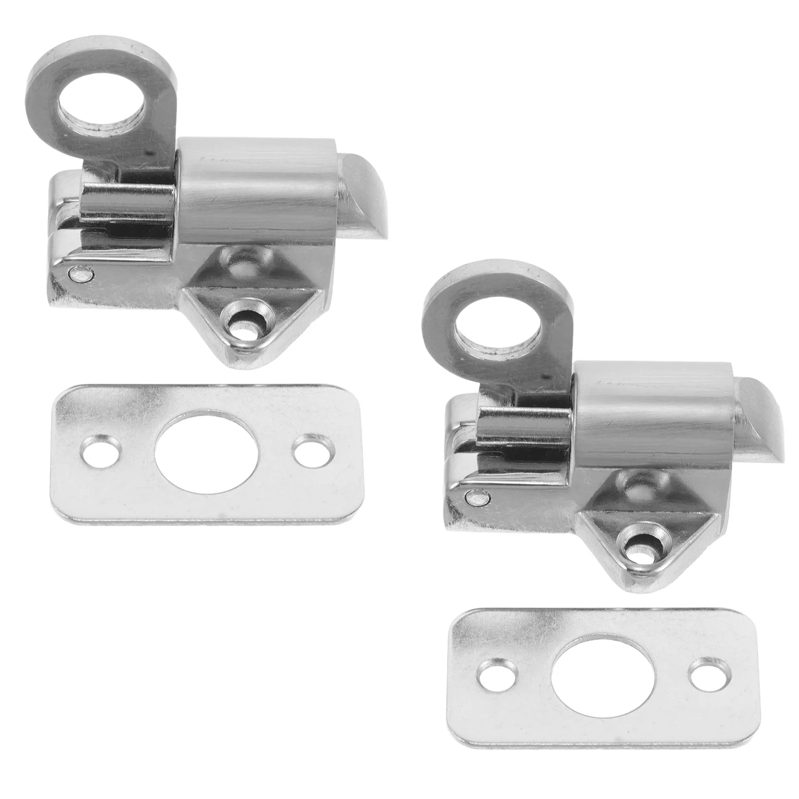 2pcs Self-Closing Latch Bolt Zinc Alloy Spring Bounce Door Lock Automatic Security Gate Window Attic Bedroom Pull Ring Latch -
2pcs Self-Closing Latch Bolt Zinc Alloy Spring Bounce Door Lock Automatic Security Gate Window Attic Bedroom Pull Ring Latch -