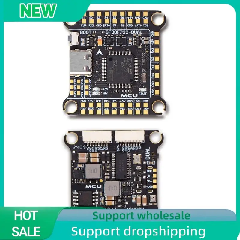 Solid F7 FC&ESC FPV Stack F722 Flight Controller 60A 4 In 1 ESC For FPV Freestyle Drone Model
Solid F7 FC&ESC FPV Stack F722 Flight Controller 60A 4 In 1 ESC For FPV Freestyle Drone Model