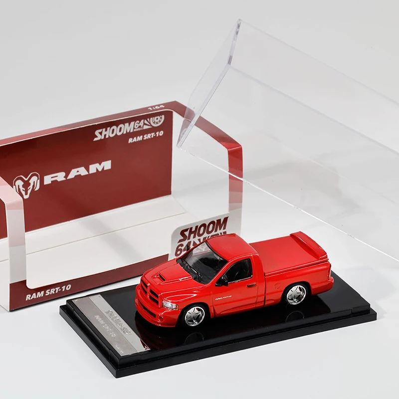 SHOOM64 1/64 Scale RAM SRT-10 Alloy Car Model Adult Gift Static Finished Decoration Desktop Creative Souvenir Toy