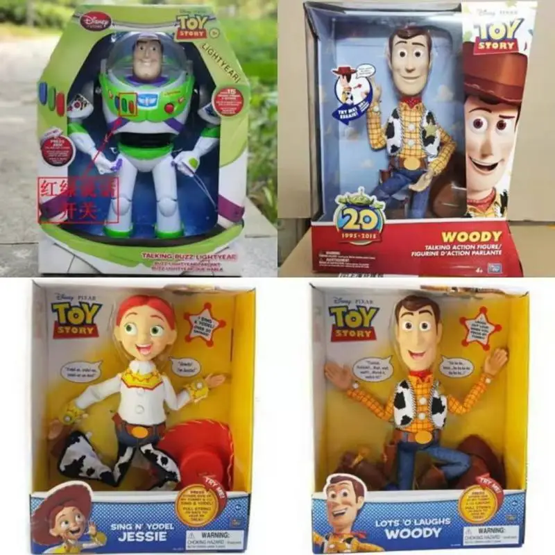 20th Anniversary Disney Toy Story Woody Cowboy Jessie Anime Action Can Pulls Lines To Talk Interactive Doll Model Kids Toy Gift
20th Anniversary Disney Toy Story Woody Cowboy Jessie Anime Action Can Pulls Lines To Talk Interactive Doll Model Kids Toy Gift