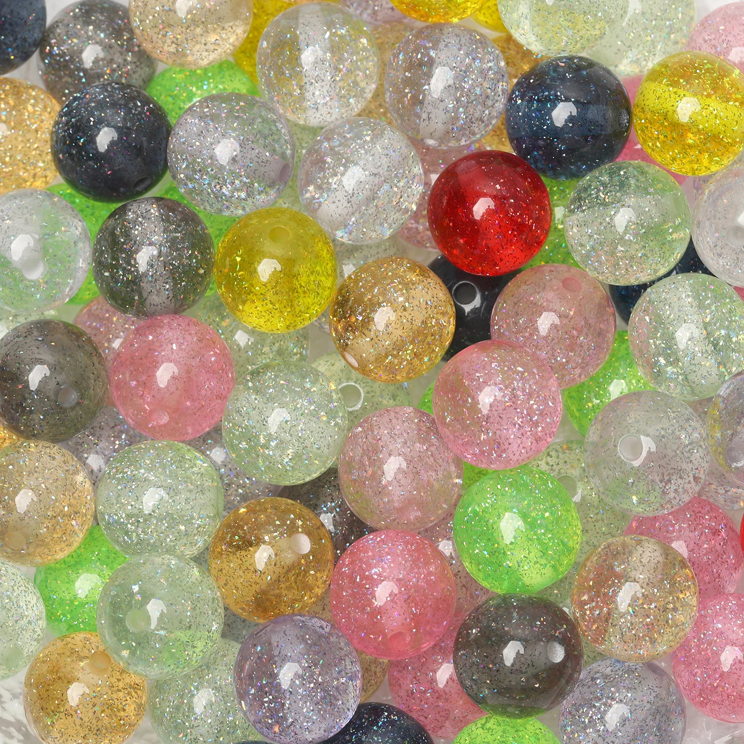 16mm 10pcs Fine Flash Resin Babysbreath Round Spacer Beads for Jewelry Making DIY Elegant Bracelets Necklaces Pendant Supplies
16mm 10pcs Fine Flash Resin Babysbreath Round Spacer Beads for Jewelry Making DIY Elegant Bracelets Necklaces Pendant Supplies