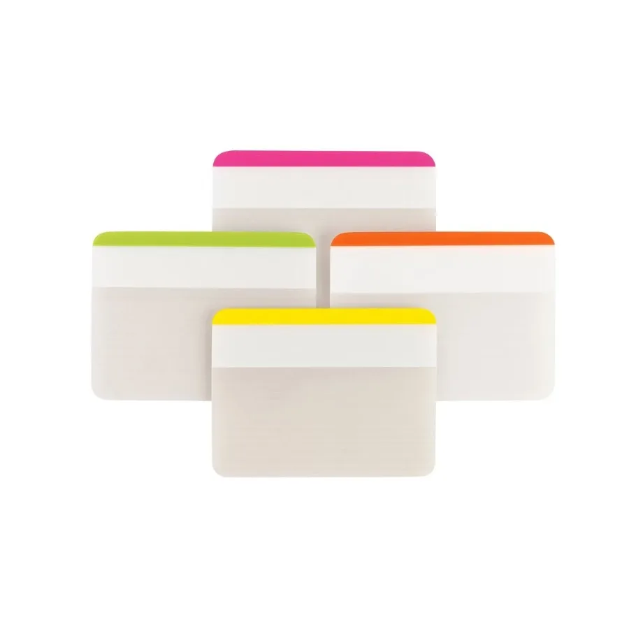 24ct 2" Durable Lined Filing Tabs 4 Colors: Removable Plastic Filing Accessories, Multicolored, 1.5" x 2.0"
24ct 2" Durable Lined Filing Tabs 4 Colors: Removable Plastic Filing Accessories, Multicolored, 1.5" x 2.0"